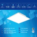2x2 LED Ceiling Panel Light 20W/25W/30W/35W/40W Adjustable, 5CCT Changeable 3000K-6500K, 2500-5000 Lumens