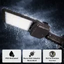 300W/240W/200W LED Area Lights, Shoebox Parking Lot Light, 45000 Lumens, 3K/4K/5K CCT, AC120-277V With shorting cap and Photocell cap ,IP65 Waterproof, Universal Mount , UL/DLC Listed